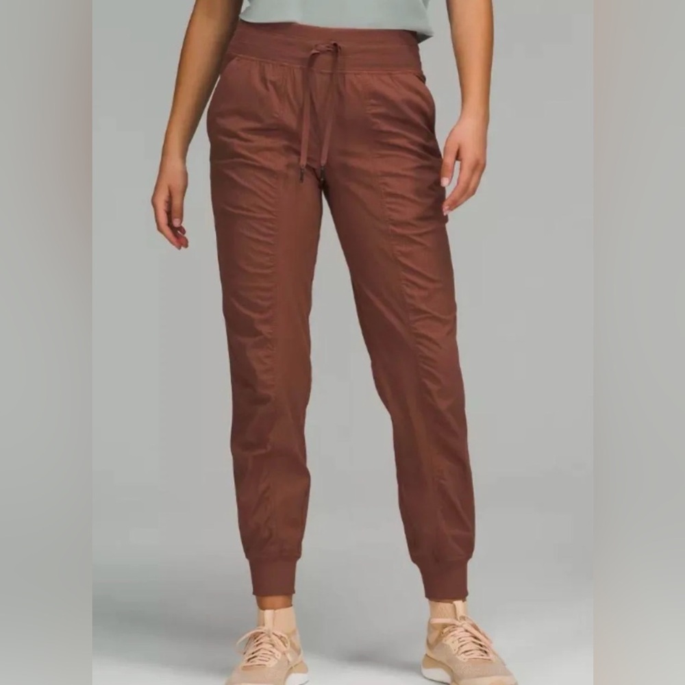 lululemon athletica Women's Brown Drawstring Jogger Leggings